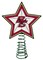 Memory Company 10" Lighted Red and Green Star NCAA Houston Astros Christmas Tree Topper